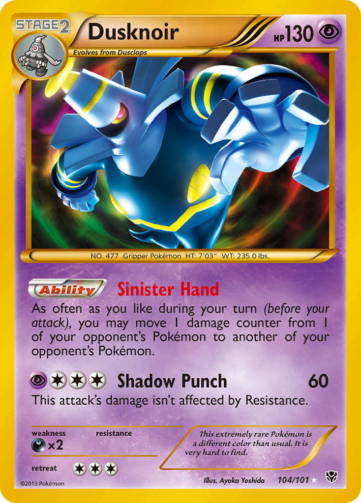 Dusknoir 104/101 Plasma Blast