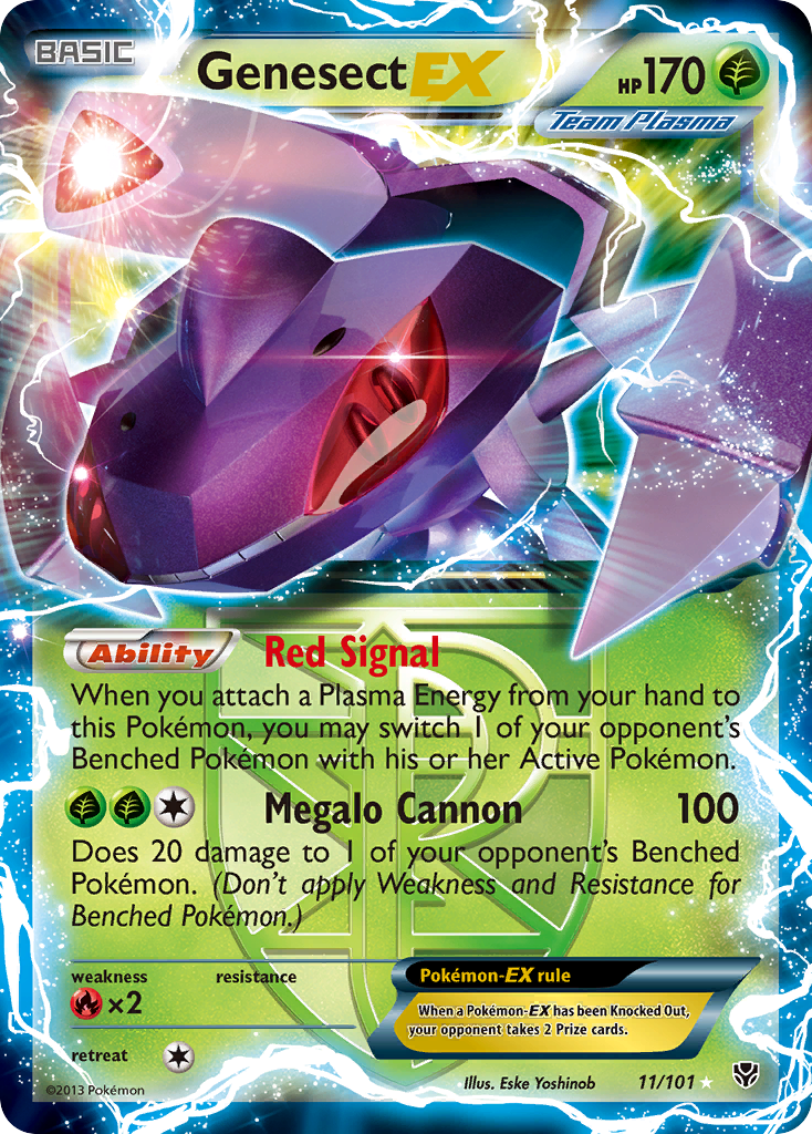 Genesect-EX 11/101 Plasma Blast