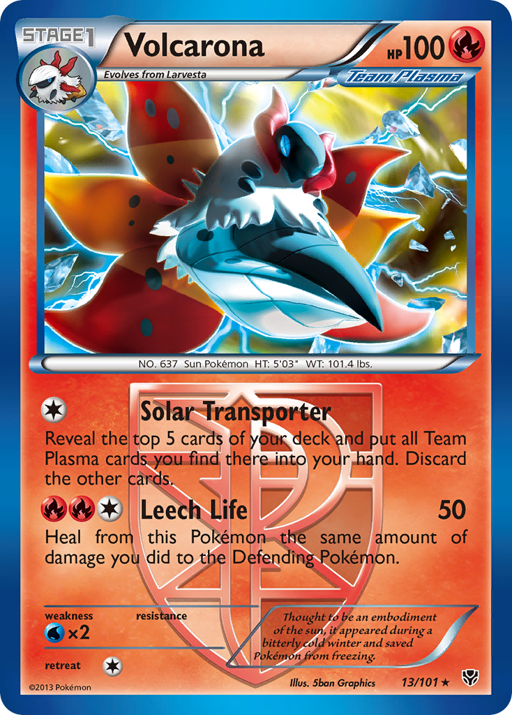 Volcarona 13/101 Plasma Blast