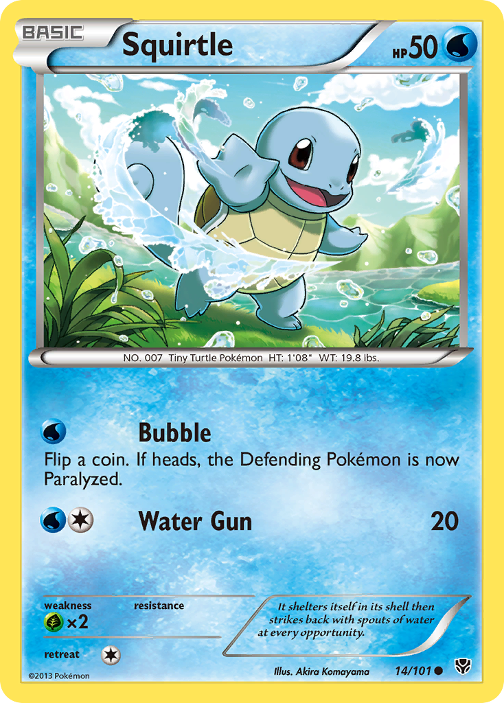 Squirtle 14/101 Plasma Blast