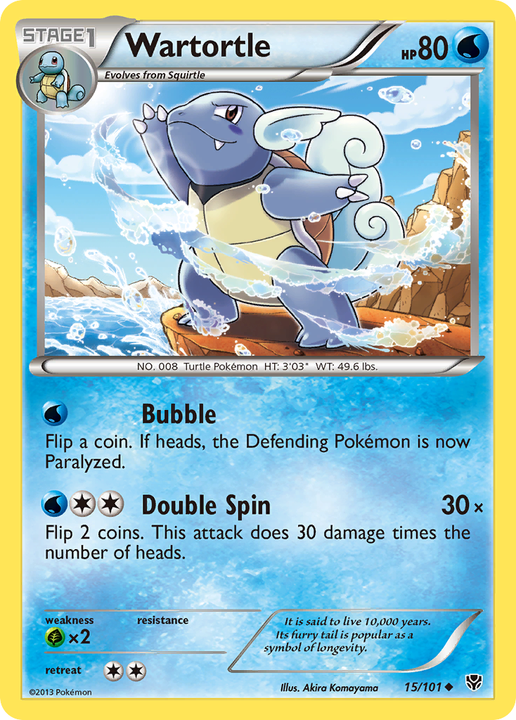 Wartortle 15/101 Plasma Blast