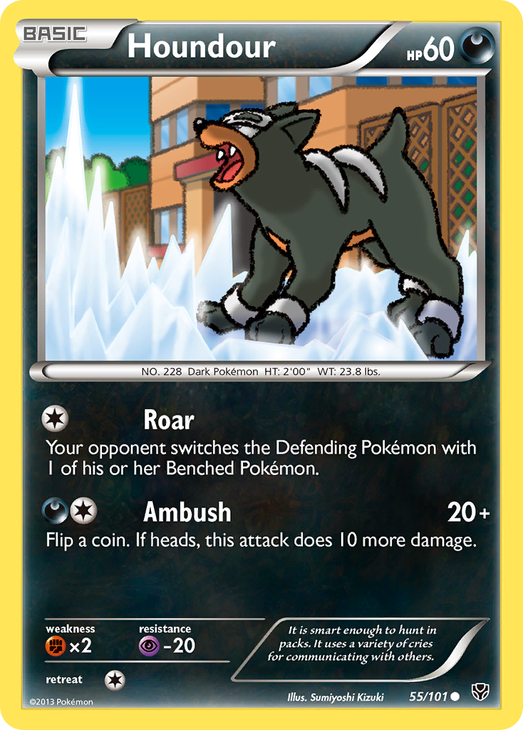 Houndour 55/101 Plasma Blast