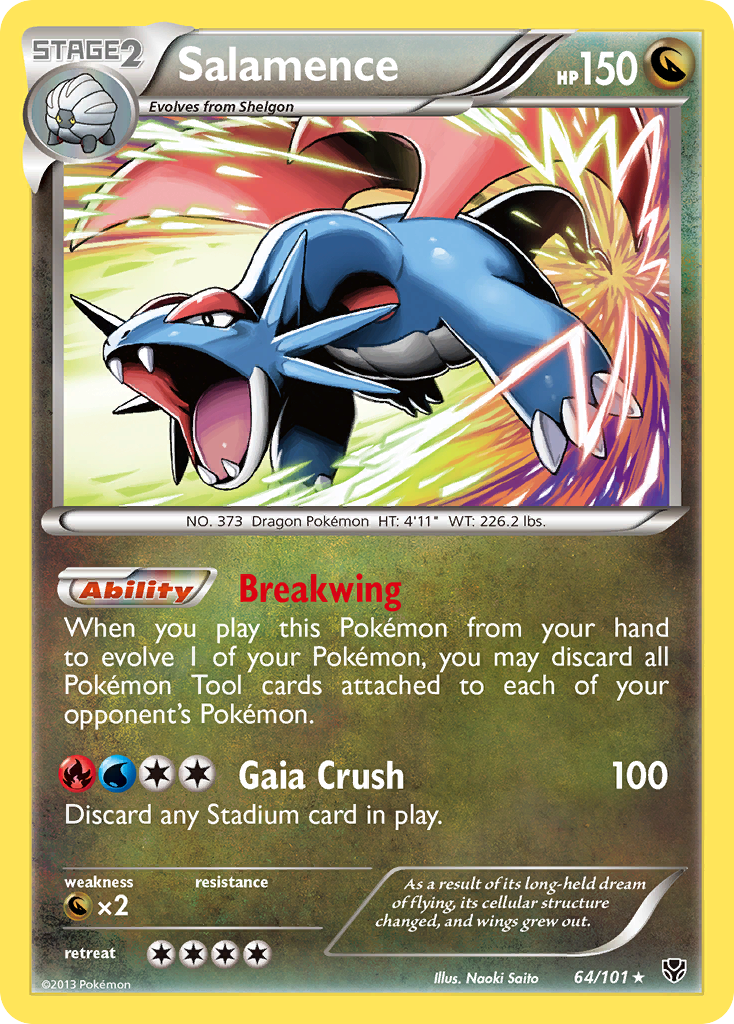 Salamence 64/101 Plasma Blast