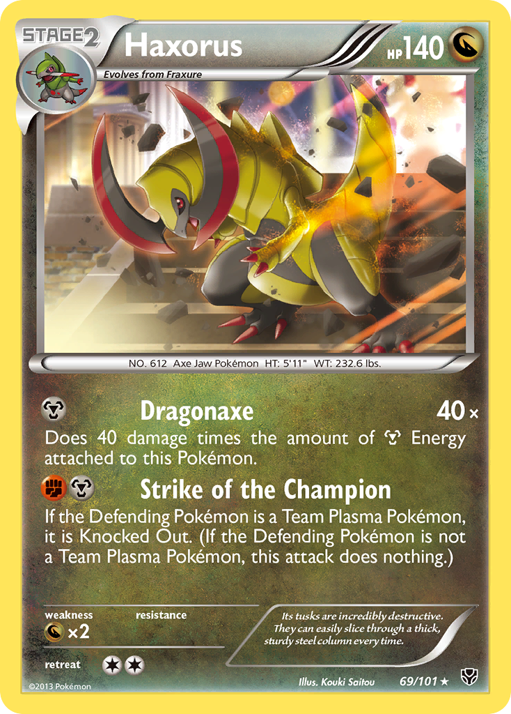 Haxorus 69/101 Plasma Blast