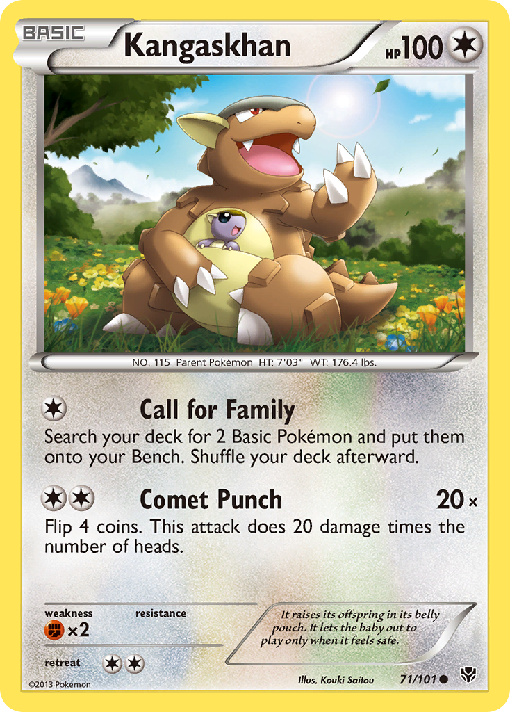 Kangaskhan 71/101 Plasma Blast