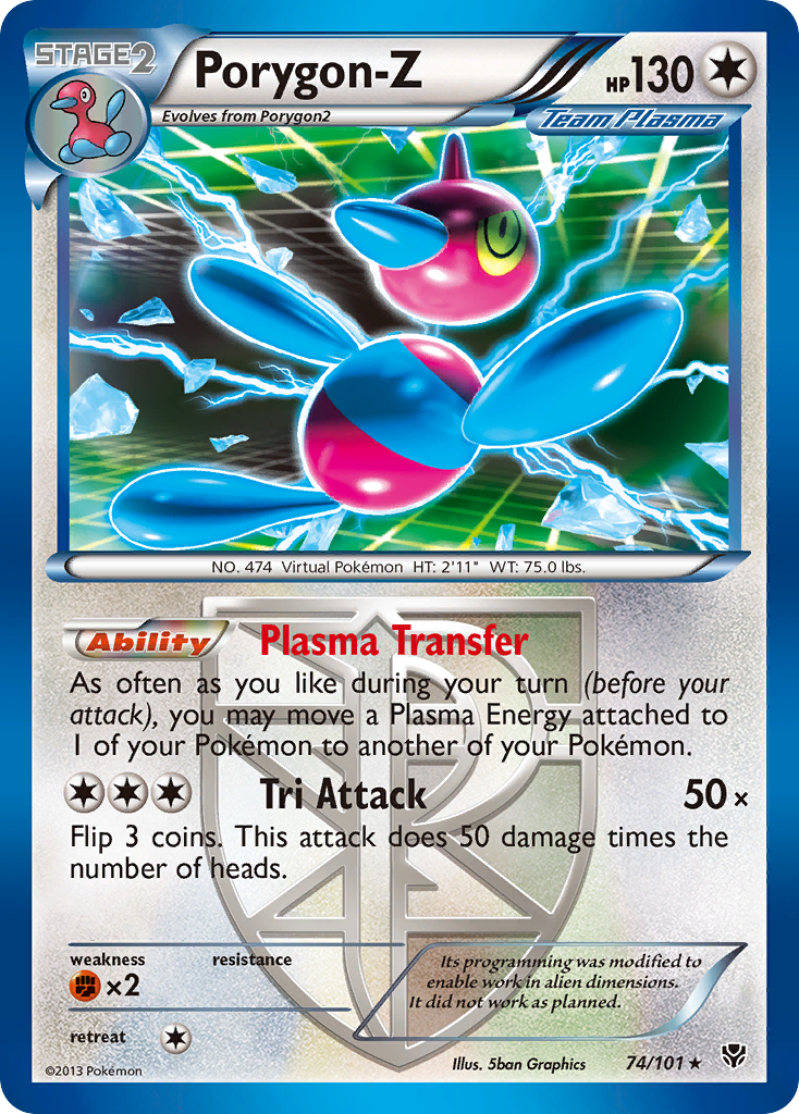 Porygon-Z 74/101 Plasma Blast