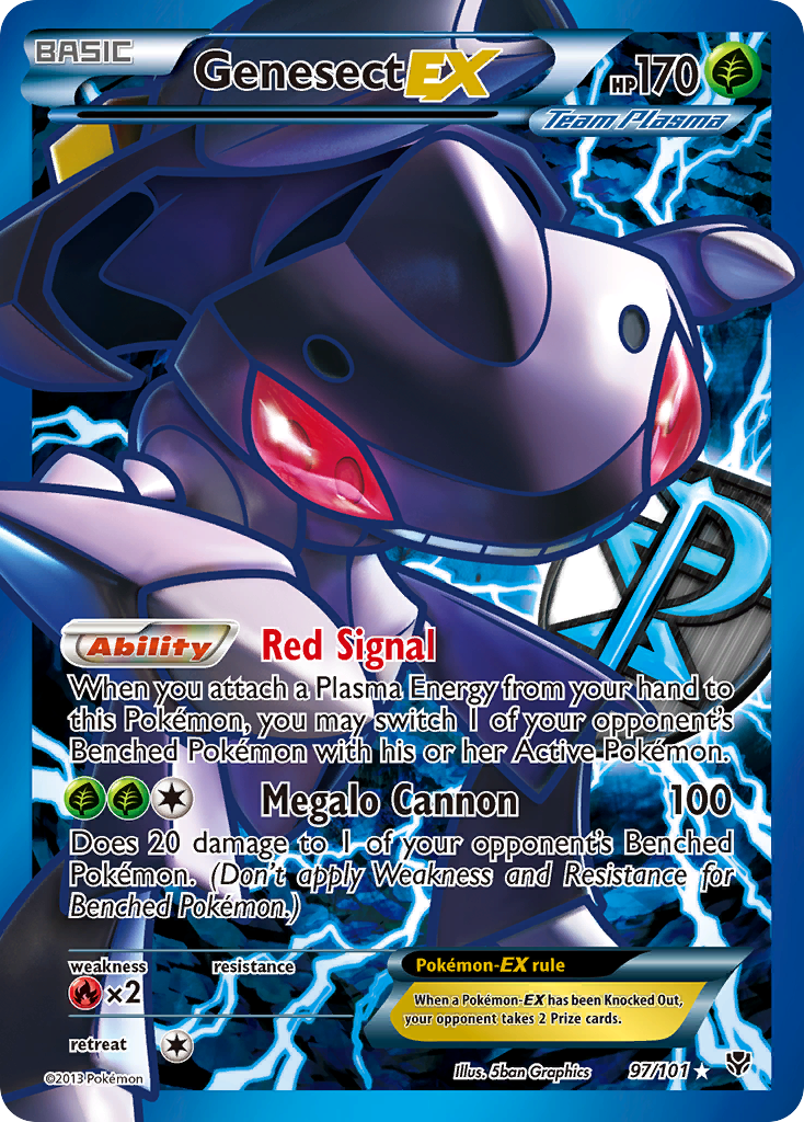 Genesect-EX 97/101 Plasma Blast