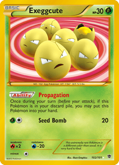 Exeggcute 102/101 Plasma Blast
