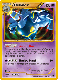Dusknoir 104/101 Plasma Blast