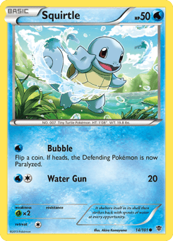 Squirtle 14/101 Plasma Blast