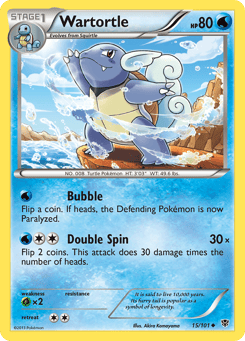 Wartortle 15/101 Plasma Blast