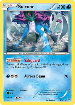 Suicune 20/101 Plasma Blast