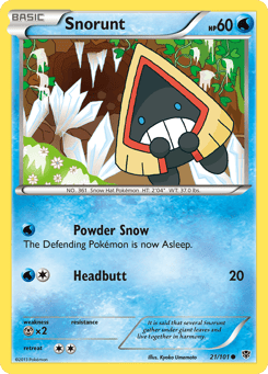 Snorunt 21/101 Plasma Blast