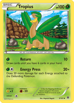 Tropius 5/101 Plasma Blast
