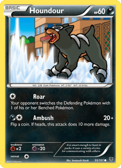 Houndour 55/101 Plasma Blast