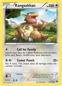 Kangaskhan 71/101 Plasma Blast