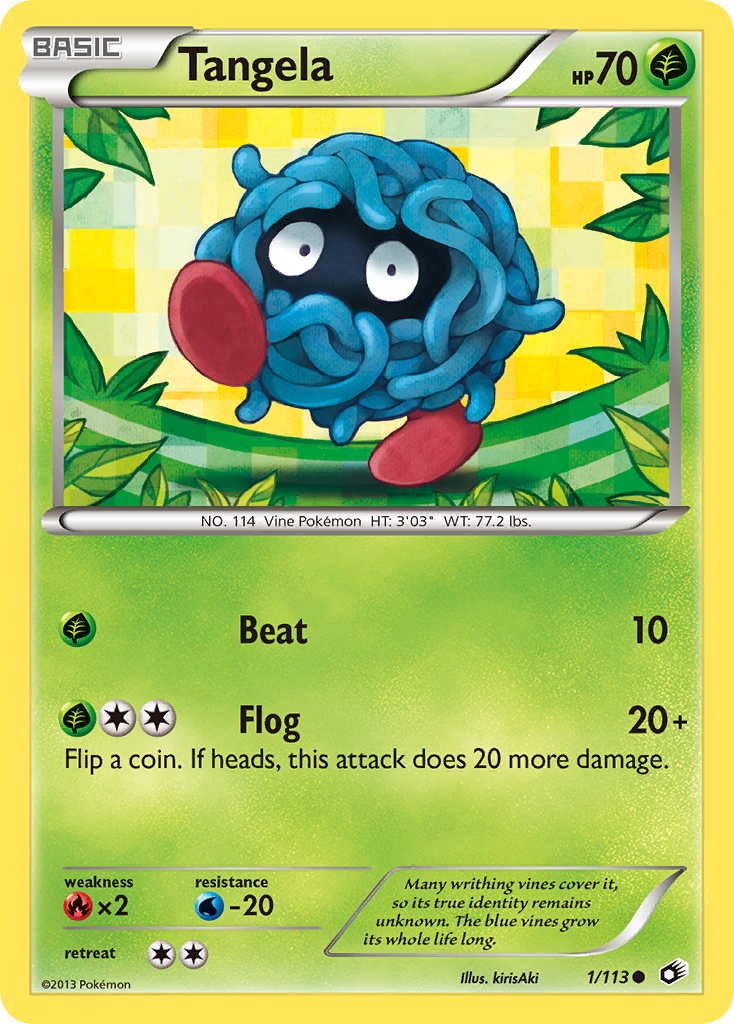 Tangela 1/113 Legendary Treasures