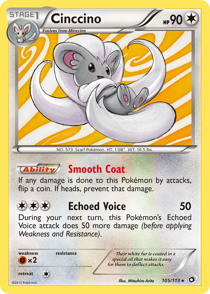 Cinccino 105/113 Legendary Treasures