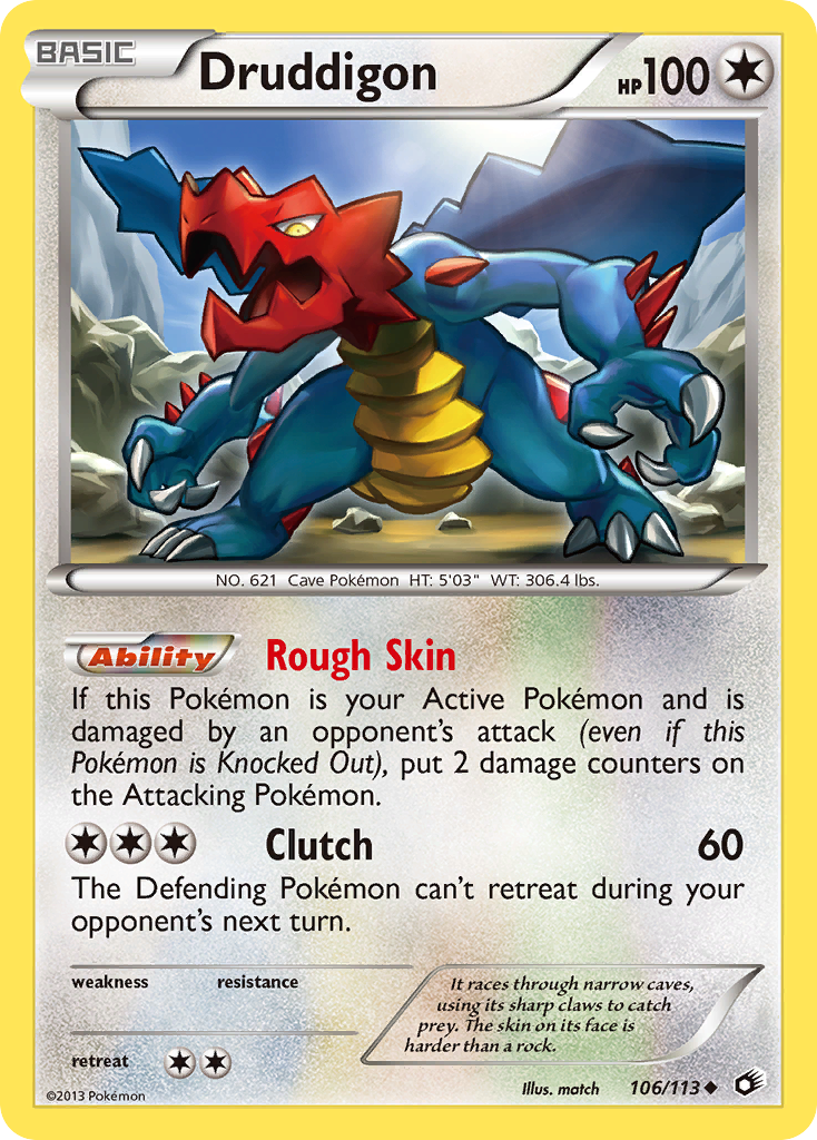 Druddigon 106/113 Legendary Treasures