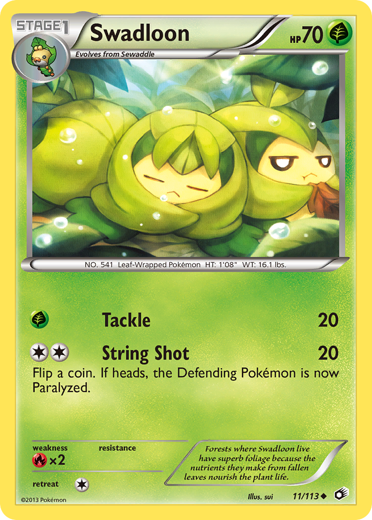 Swadloon 11/113 Legendary Treasures