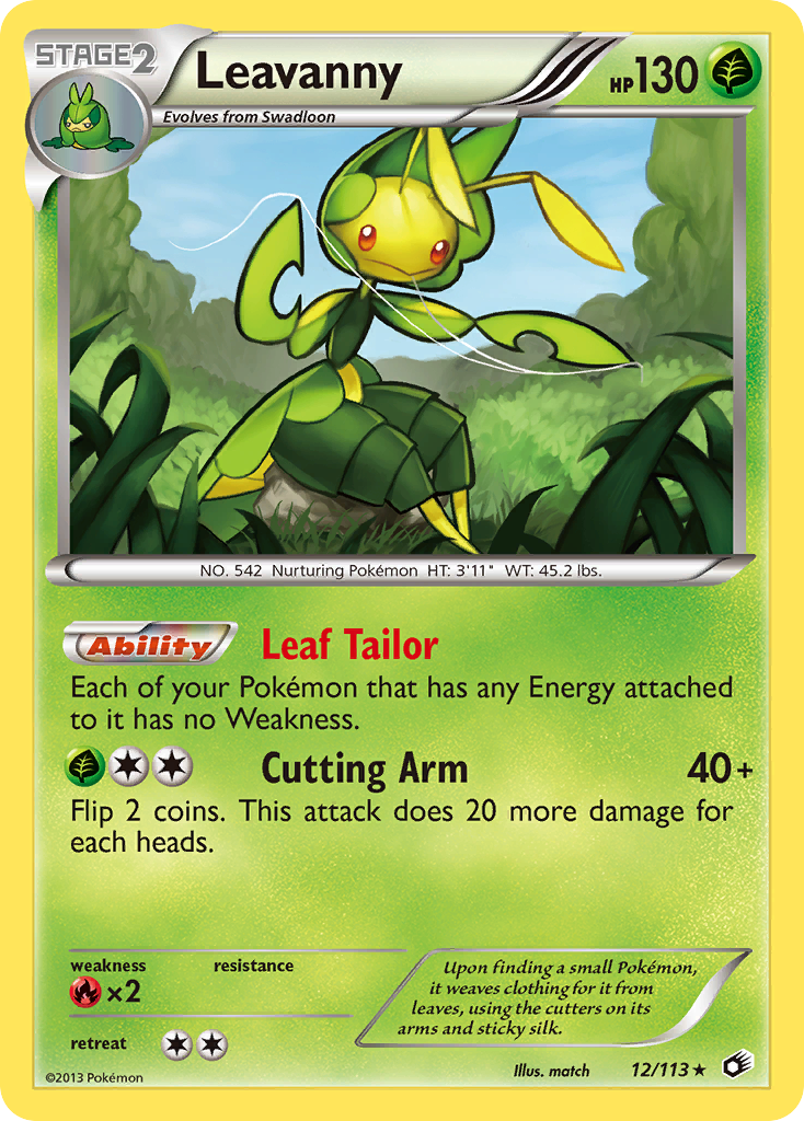 Leavanny 12/113 Legendary Treasures