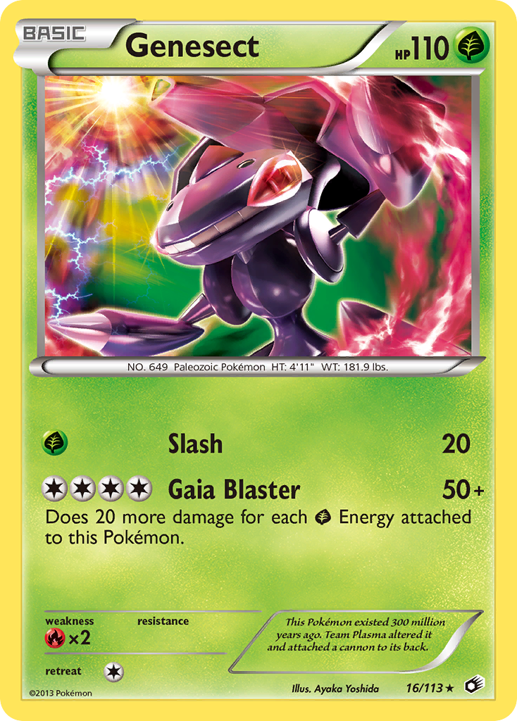 Genesect 16/113 Legendary Treasures