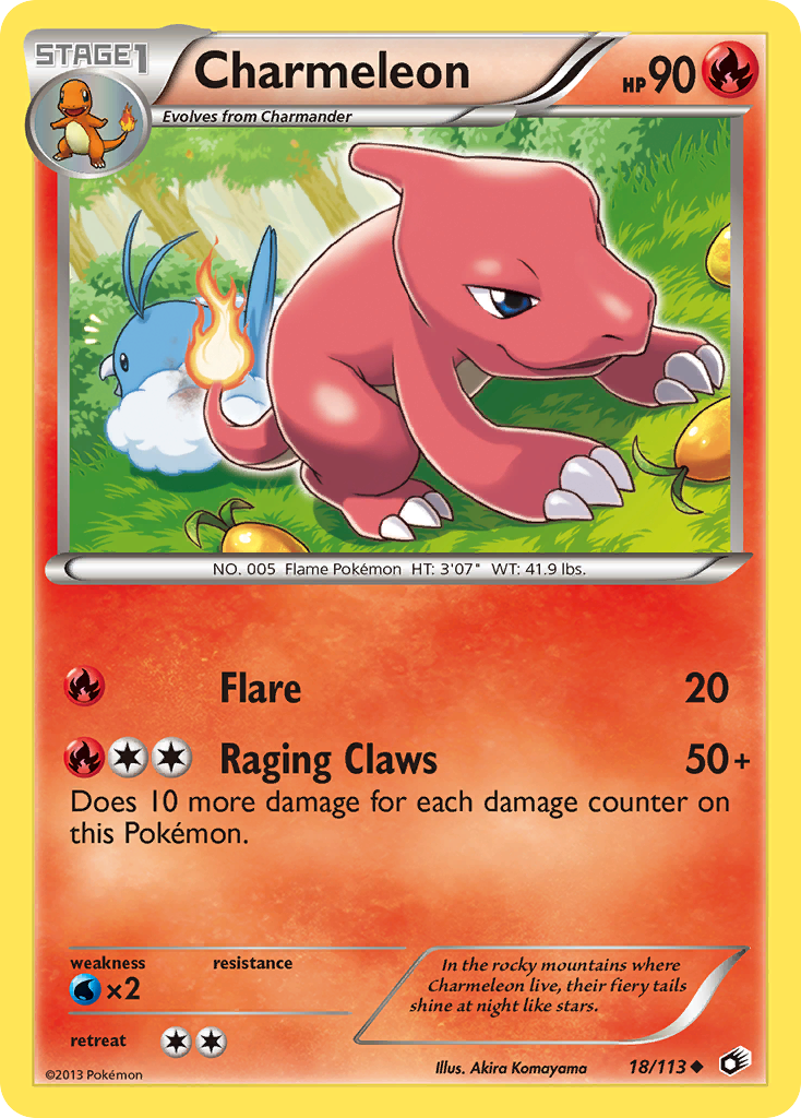 Charmeleon 18/113 Legendary Treasures