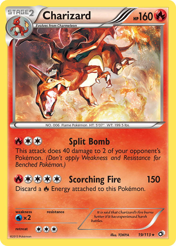 Charizard 19/113 Legendary Treasures
