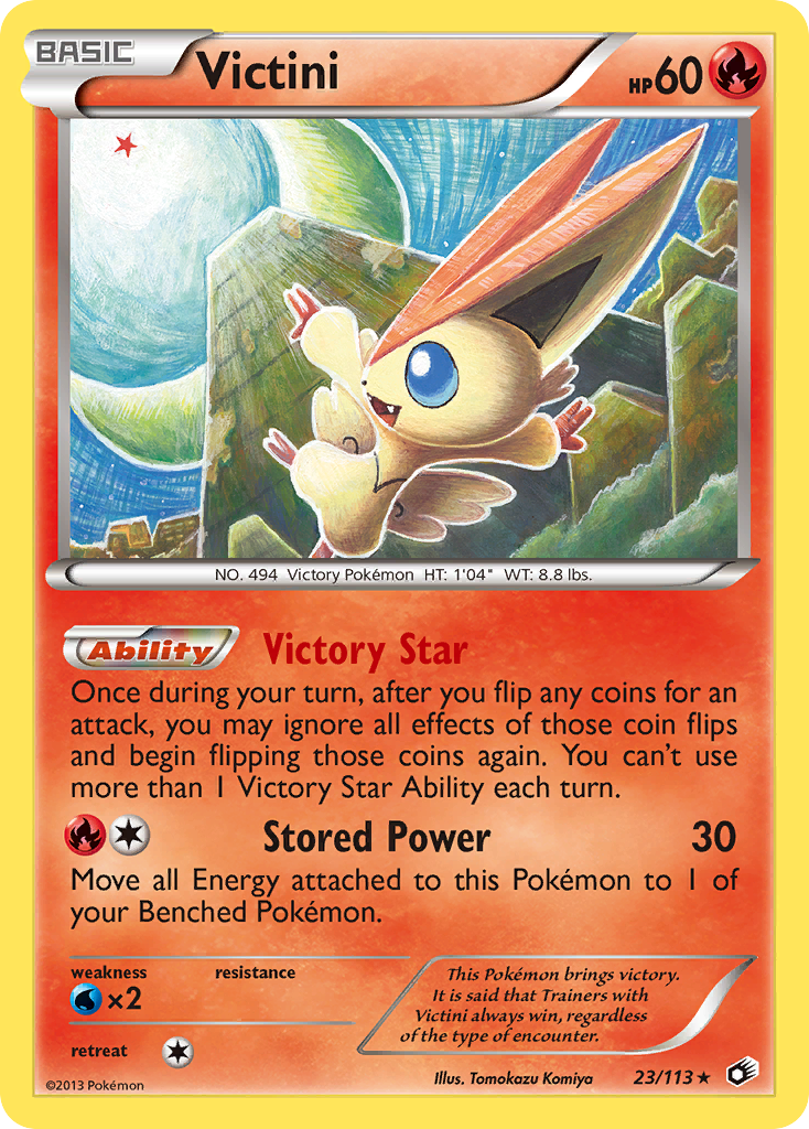 Victini 23/113 Legendary Treasures