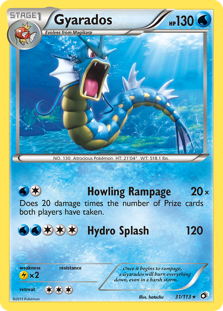 Gyarados 31/113 Legendary Treasures