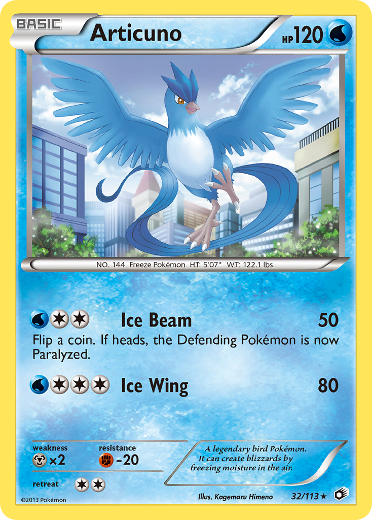 Articuno 32/113 Legendary Treasures