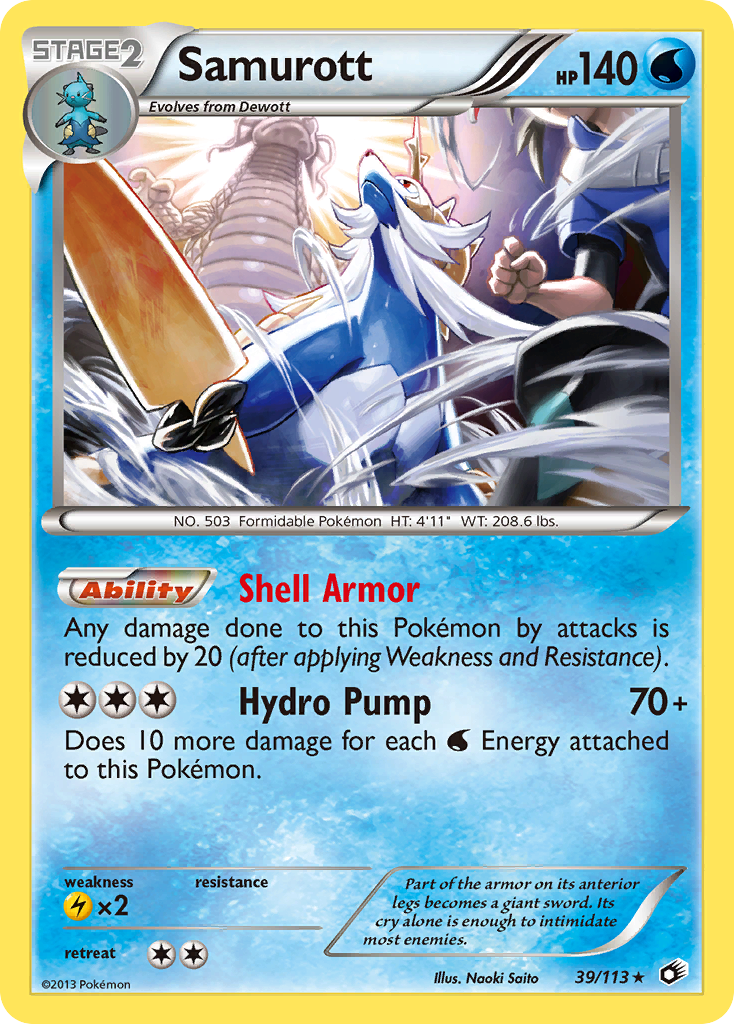 Samurott 39/113 Legendary Treasures