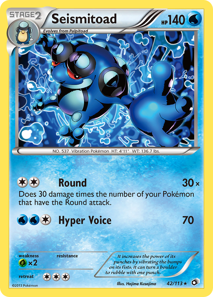 Seismitoad 42/113 Legendary Treasures