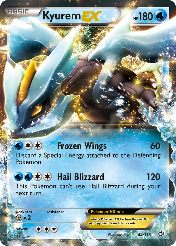 Kyurem-EX 44/113 Legendary Treasures