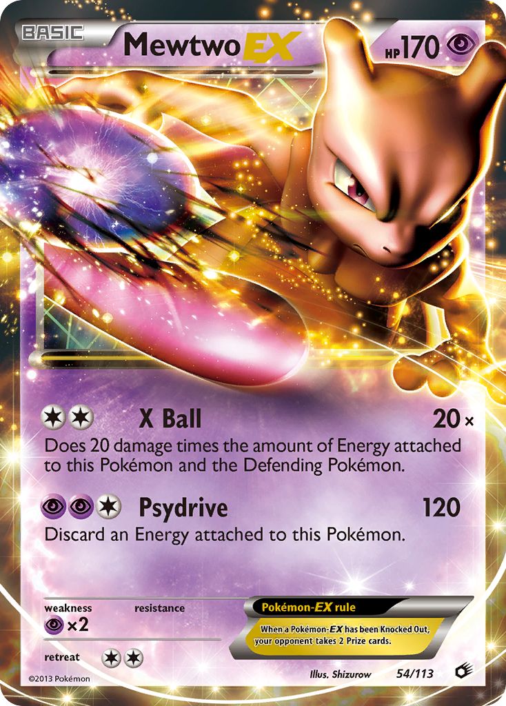 Mewtwo-EX 54/113 Legendary Treasures