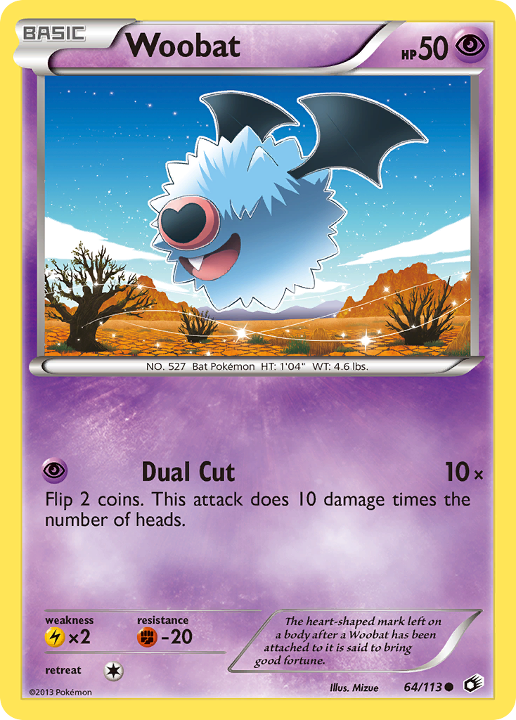 Woobat 64/113 Legendary Treasures