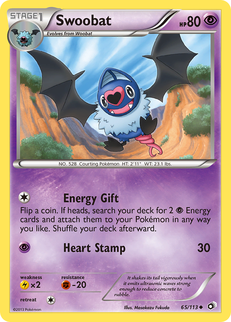 Swoobat 65/113 Legendary Treasures