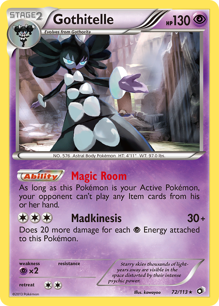 Gothitelle 72/113 Legendary Treasures