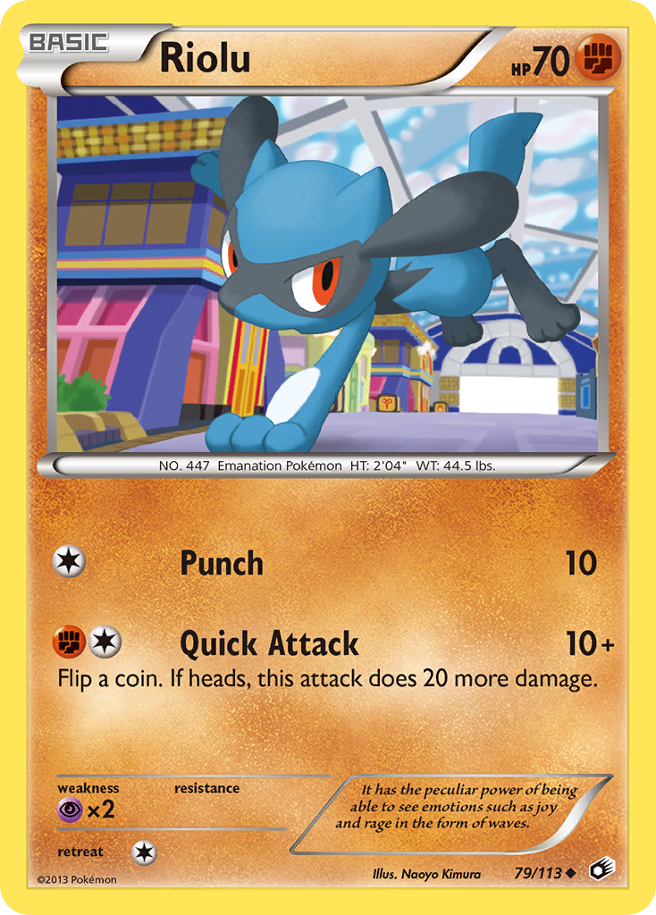 Riolu 79/113 Legendary Treasures
