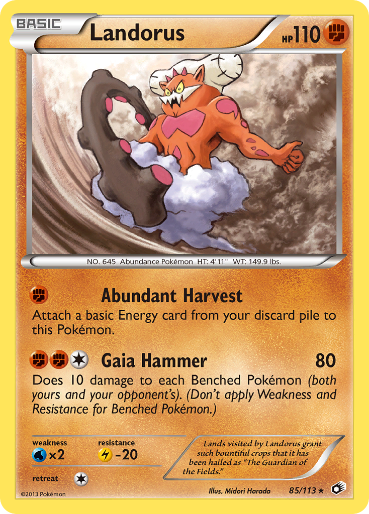 Landorus 85/113 Legendary Treasures