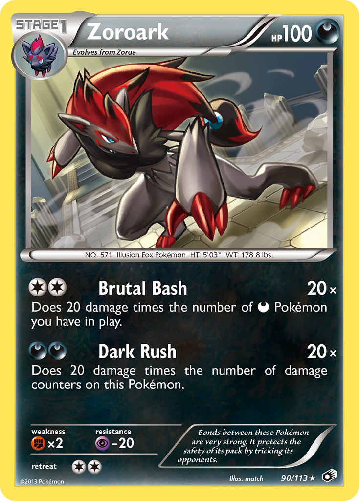 Zoroark 90/113 Legendary Treasures