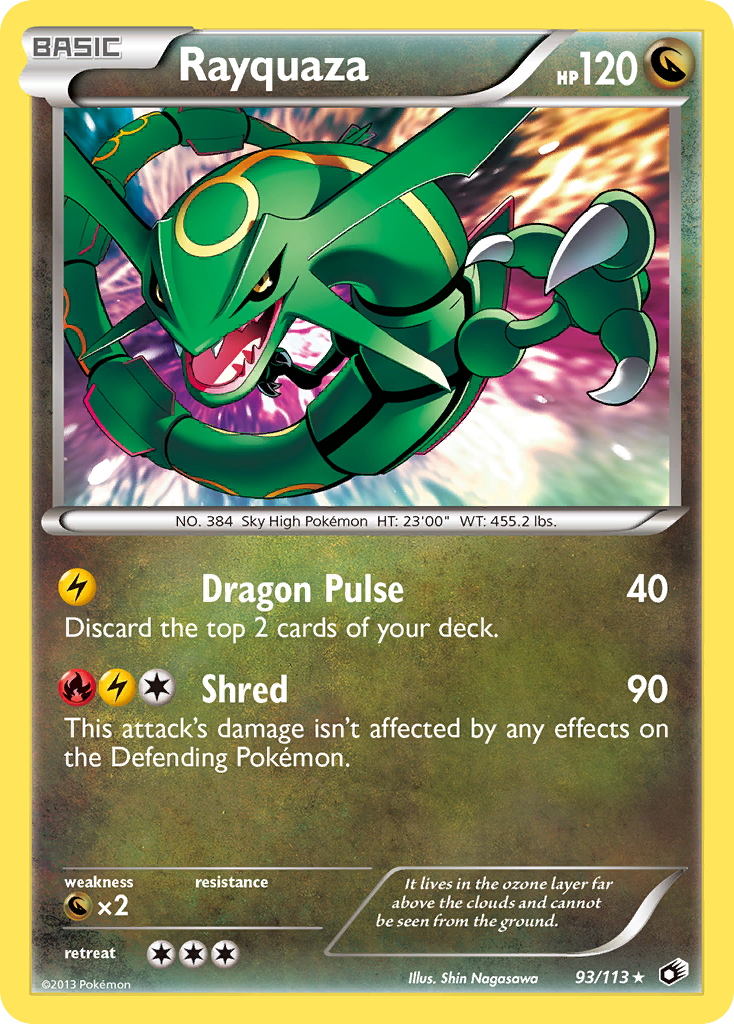 Rayquaza 93/113 Legendary Treasures