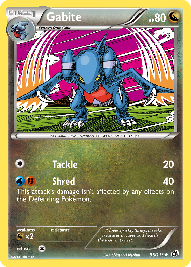 Gabite 95/113 Legendary Treasures