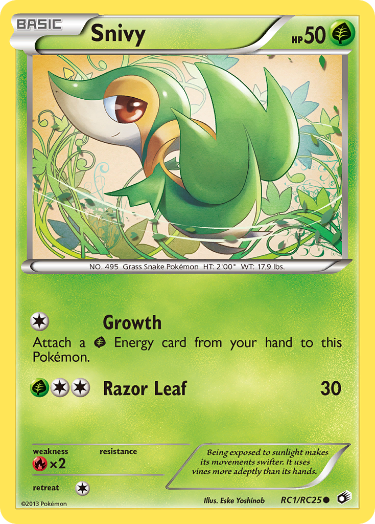 Snivy RC1/RC25 Legendary Treasures