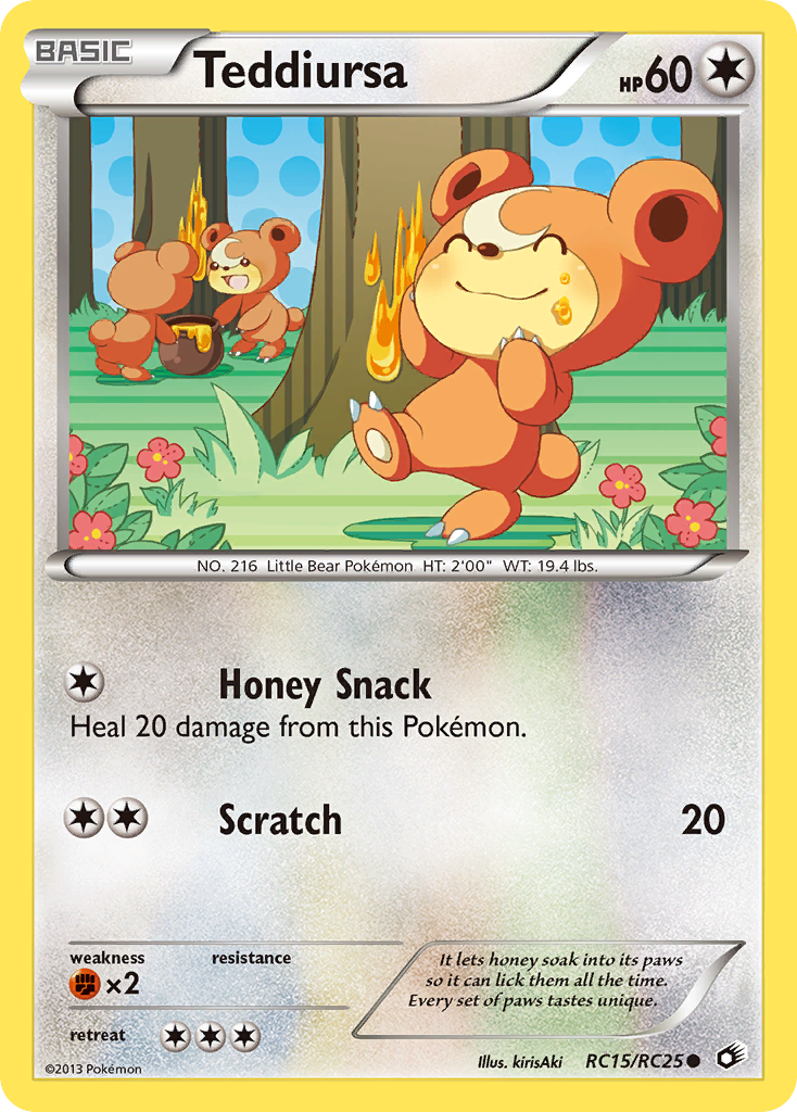 Teddiursa RC15/RC25 Legendary Treasures