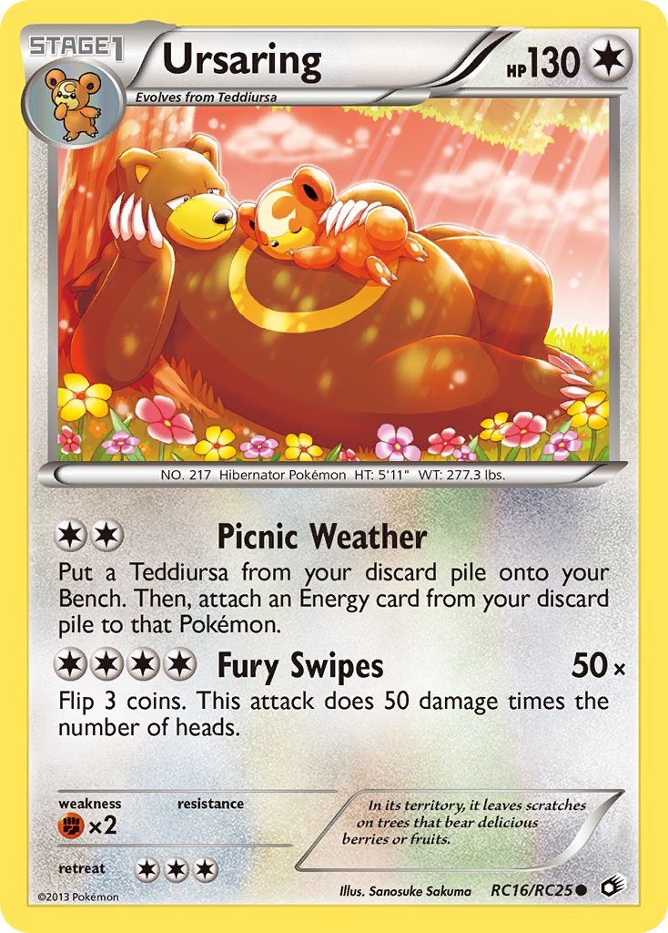 Ursaring RC16/RC25 Legendary Treasures