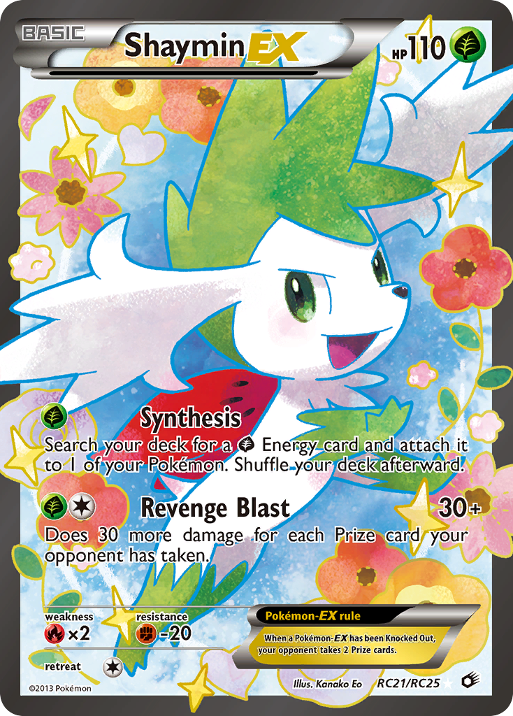 Shaymin-EX RC21/RC25 Legendary Treasures