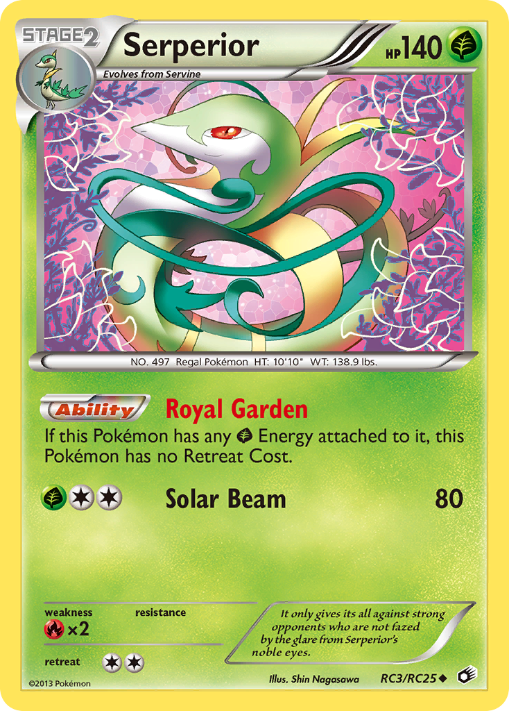 Serperior RC3/RC25 Legendary Treasures
