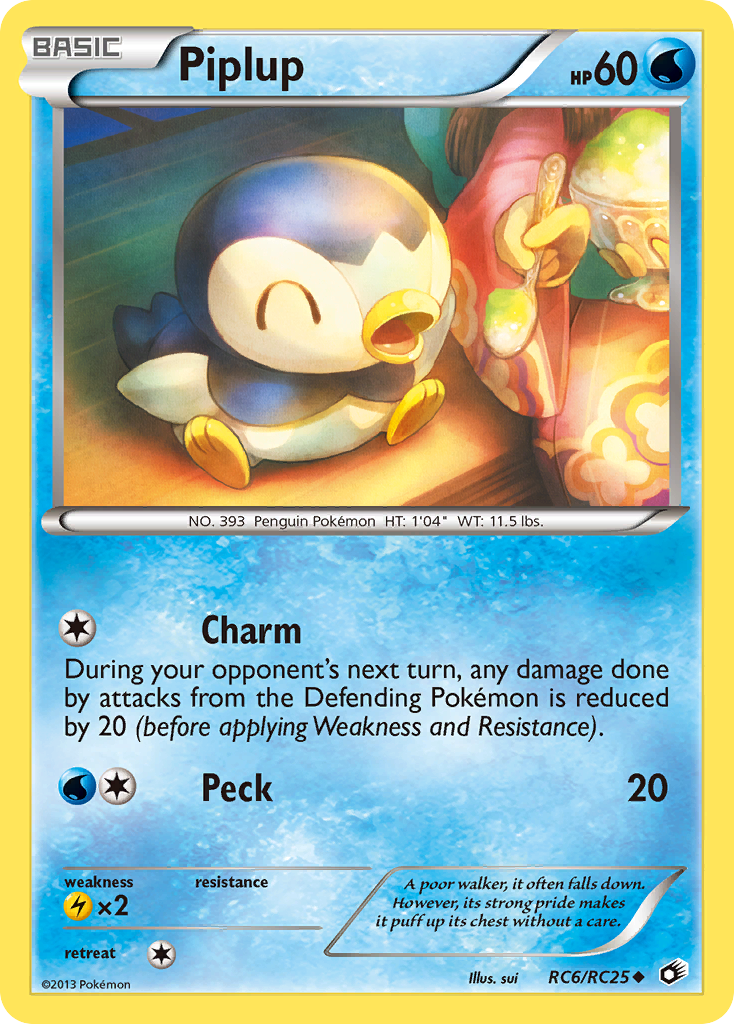 Piplup RC6/RC25 Legendary Treasures