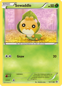Sewaddle 10/113 Legendary Treasures